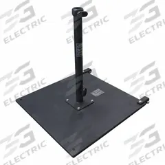 CALIFORNIA UMBRELLA Umbrella Base: Black, For 1 1/2 in Pole Dia, 33 1/2 in Overall Dia, Steel (MPN CRL100-BLACK). Key specifications — Brand: CALIFORNIA UMBRELLA; Includes Wheels: Wheels Included; Color: Black; Material: Steel.