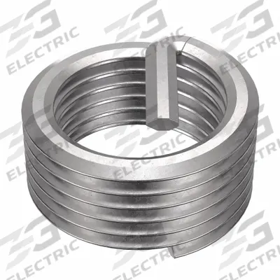 HELI-COIL Helical Insert: Tanged Tang Style, Free-Running, 1/8"-27 Thread Size, Plain - Free-Running Tanged Helical Inserts