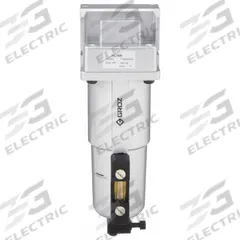 GROZ Compressed Air Filter: Particulate, 1/2 in NPT, 40 micron, 125 cfm, 290 psi Max Op Pressure (MPN F15933-MS). Key specifications — attr110055: Standard Duty; attr110008: GROZ.