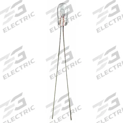 APPROVED VENDOR Incandescent Bulb: Incandescent, Wire Terminal, T1, 7219, 12V AC - Wire Terminal Base Miniature Lamps