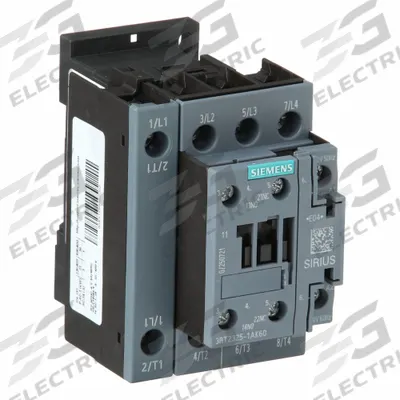Siemens Magnetic Contactor: Non-Reversing, 4 Poles, 4NO Contacts, 16 A - Non-Reversing IEC Contactors
