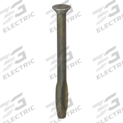 MKT FASTENING Hammer Drive Anchor: 1/4 in Dia, 3 in Overall Lg, Flat, Steel Drive Anchors