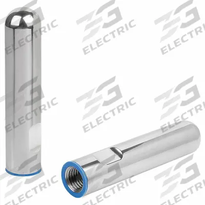 KIPP Hygienic End Cap: M20 Thread Size, 12 mm Thread Lg, 102 mm Inside Ht, 30 mm Overall Dia - Protective End Caps for Hygienic Leveling Mounts