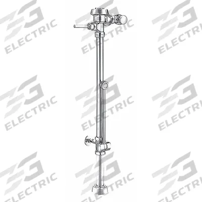 SLOAN Bedpan Washer Flush Valve: Royal, 34 3/8 in Rough-In - Bedpan Washer Flush Valves
