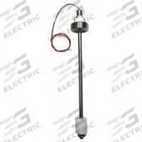 MADISON Industrial Continuous Level Transmitter: Float Level Sensor, 316 Stainless Steel, +/-0.25 in (MPN C4651-12802). Key specifications — Float Material: Polypropylene; Output Voltage Range: 4 to 20mA; Nameplate Voltage: 12/30V DC; Accuracy: +/-0.25 in; Body Material: 316 Stainless Steel; Brand: MADISON; Connection Type: NPT; Mounting Direction: Vertical.