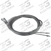 AMERICAN GARAGE DOOR SUPPLY Cable Assembly: Stainless Steel, 880 lb Load Rating - Max, 7 x 19, 2 PK (MPN CAS18-116). Key specifications — Brand: AMERICAN GARAGE DOOR SUPPLY; Material: Stainless Steel; Product Type: Cable Assembly; Stranding: 7 x 19.