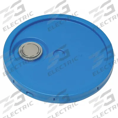 APPROVED VENDOR Pail Lid: Gasketed/Snap-On/Spout/Tear Tab, 12 1/4 in Overall Dia, Blue - Tear Tab Lids