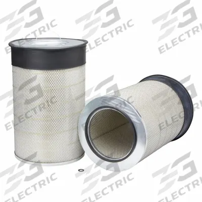FLEETGUARD Automotive Air Filter: Round-Oval, Engine, Axial Seal, 15 1/8 in Outside Dia - Round/Oval Engine Air Filters