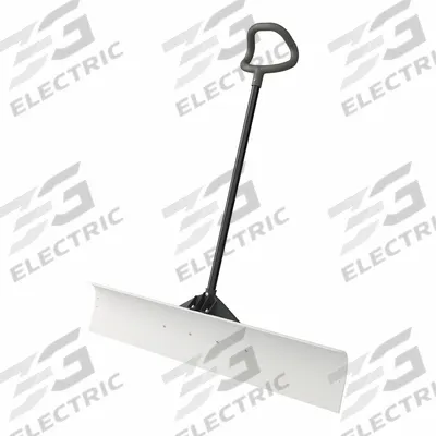 APPROVED VENDOR Snow Shovel: Plastic, 9 in Blade Lg, 48 in Blade Wd - Snow Pushers