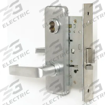 BEST Door Lockset: Storeroom Lever Locksets, Chrome, ADA Compliant