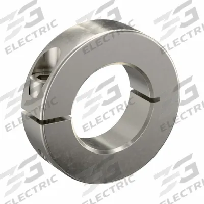 RULAND MANUFACTURING Shaft Collar: 1-Piece, Metric, Round, Clamp-On, 30 mm Bore Dia - Stainless Steel Shaft Collars