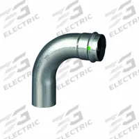VIEGA PROPRESS Crimp Elbow Fitting: 3/4 in CTS x 3/4 in CTS Size, 90° Elbow, Press-fit x FTG, EPDM (MPN 80495). Key specifications — Brand: VIEGA PROPRESS.