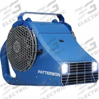 PATTERSON Mounted Fan: 115V AC, 1/2 hp Motor HP, Ceiling/Wall Mount, Non-Oscillating, Arm (MPN FHVTCA-IDL). Key specifications — Brand: PATTERSON; Voltage: 115V AC; Number of Speeds: 1; Fan Mounting Location: Wall; Oscillation: Non-Oscillating; Mounting Type: Arm.