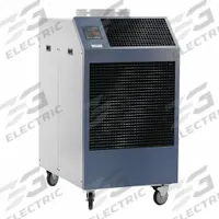 OCEANAIRE Portable Air Conditioner: 1,250 sq ft – 2,500 sq ft, 60,100 BtuH, 460V AC, Cooling Only (MPN 2OAC6034FLT). Key specifications — Compatible Location: Indoor; Voltage: 460V AC; Includes Air Filter: Air Filter Included; Brand: OCEANAIRE.