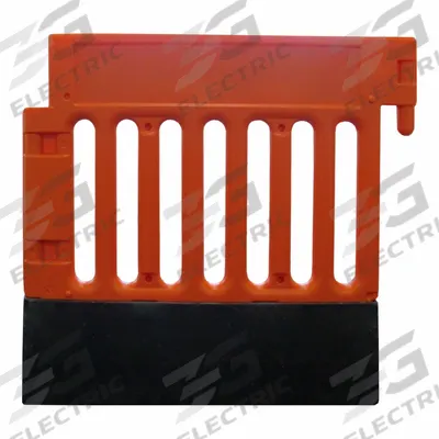 APPROVED VENDOR Pedestrian Barricade: Manual Carry, 38 in Ht, 3 9/16 ft Lg, 15 1/4 in Wd - Railing Barricades