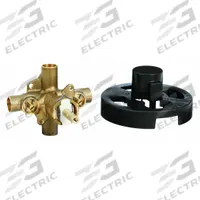 MOEN Control Valve: Compatible Product Type Trim, PEX Connections with 1/4 Turn Stops, Four Port (MPN 2570). Key specifications — Brand: MOEN; Product Type: Control Valve; Compatible Product Type: Trim; Includes: PEX Connections with 1/4 Turn Stops, Four Port.