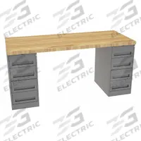TENNSCO Workbench: Fixed Ht, Butcher Block, 72 in x 30 in, 3,600 lb Overall Load Capacity, Gray (MPN MWB-1-3072M). Key specifications — Brand: TENNSCO.