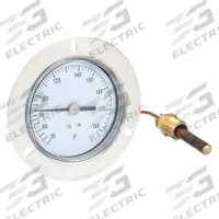 APPROVED VENDOR Analog Panel Mount Thermometer: 30°F to 180°F, ±1°F Scale Division, 3.5 in Dial Dia (MPN 12U616). Key specifications — Brand: APPROVED VENDOR; Accuracy: ±1 °F Scale Division.