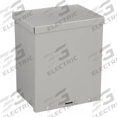 WIEGMANN Enclosure: Steel, 18 in x 15 in x 6 in, 3R, Solid Cover, Screw On, Included - Steel Enclosures with Screw-On Covers