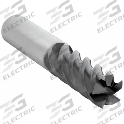 WIDIA HANITA Square End Mill: Carbide, AlTiN Coated, 5 Flute, 1" Mill Dia, 2-1/4" LOC - Carbide Square End Mills for Steel & Cast Iron