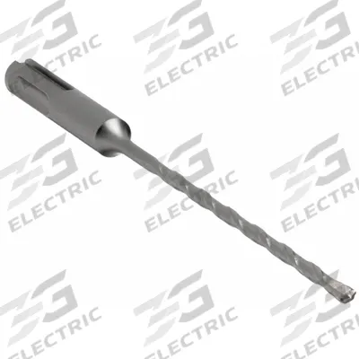 BOSCH Rotary Hammer Drill: 3/8 in Drill Bit Size, 4 in Max Drilling Dp, 6 in Overall Lg - SDS-Plus Concrete & Masonry Drill Bits