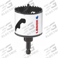 LENOX Hole Saw: 2 1/4 in Saw Dia., 4/5 Teeth per Inch, 1 7/8 in Max. Cutting Dp, Bi-Metal (MPN 1772952). Key specifications — attr1098070: 4/5; attr1098087: LENOX.