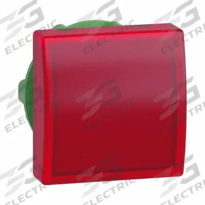 SCHNEIDER Pilot Light Head: 22 mm Panel Mounting Hole Dia, Red, Smooth, LED - Pilot-Light Heads
