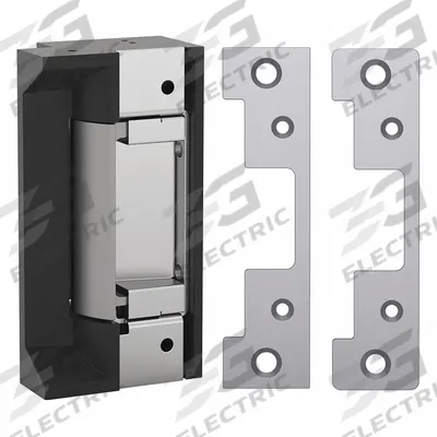 HES Electric Door Strike: 1 3/4 in Wd, 4 7/8 in Ht, Cylindrical - Cylindrical Electric Strikes