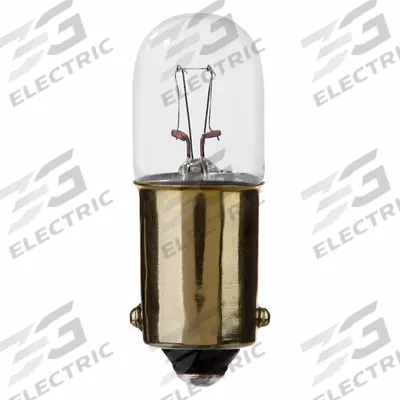 APPROVED VENDOR Incandescent Bulb: Incandescent, Miniature Bayonet (BA9s), (T) Tubular - BA9s Single-Contact Miniature Bayonet Base Lamps