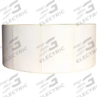 APPROVED VENDOR Barcode Printer Label: 3 in Label Wd, 2 in Label Ht, White, 3 in Core Dia., Matte (MPN 60DX65). Key specifications — Label Finish: Matte; Brand: APPROVED VENDOR; Label Color: White; Adhesive Material: Permanent; Label Material: Paper; Perforation: Perforated.