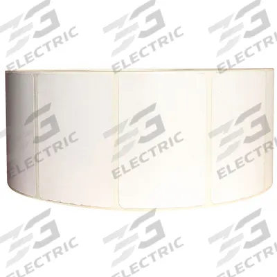 APPROVED VENDOR Barcode Printer Label: 3 in Label Wd, 2 in Label Ht, White, 3 in Core Dia. - Industrial Thermal Transfer Labels