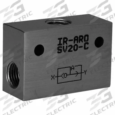 ARO Shuttle Valve: 1/4 in NPT, 10 psi to 200 psi - Pneumatic Shuttle Valves
