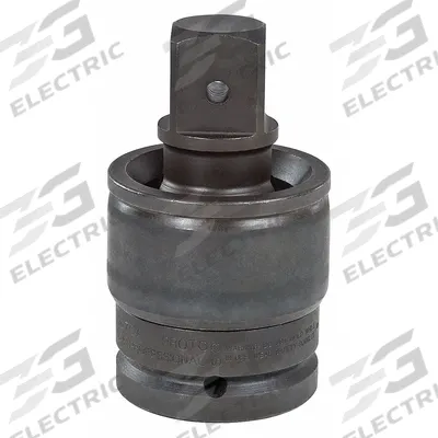 PROTO Impact Universal Joint: Black Oxide, 1 1/2 in Output Drive Size, Square - 1-1/2" Drive Flex Impact Socket Adapters