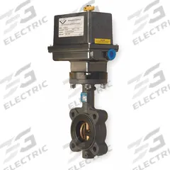 MILWAUKEE VALVE Butterfly Valve: For Gas/Oil/Water Media, Cast Iron, 115V AC, 8 in Pipe Size, Lug, 4 (MPN GLC23E 8). Key specifications — Input Control Signal: 4-20 mA; Brand: MILWAUKEE VALVE; Disc Material: Bronze.