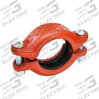 GRUVLOK Couplings: Rigid Bolted, 2 1/2 in x 2 1/2 in, Ductile Iron, NBR Seal - Grooved Pipe Couplings