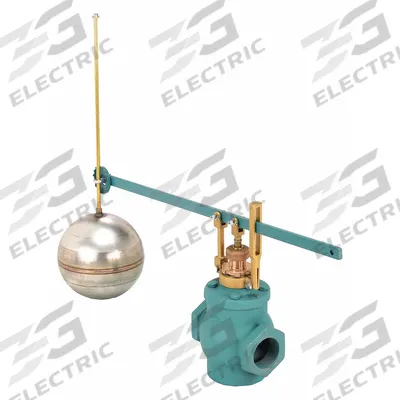 KECKLEY Float Valve Assembly: For Chemicals/Oil/Water Media, Angle Valve Body, Cylindrical - General Service Float & Lever Valve Assemblies