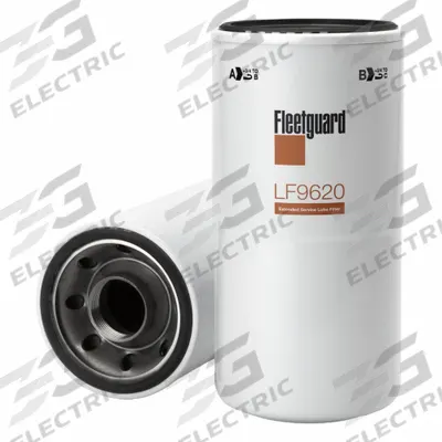 FLEETGUARD Automotive Oil Filter: 1 5/8"-12 UNS-2B Thread Size, 11 in Overall Ht - Spin-On Oil Filters