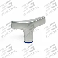 JW WINCO Hand Knob: T, Stainless Steel, M10x1.5 Thread, 0.3906 in Thread Lg, 3.94 in Dia (MPN 5064-100-M10-MT-H). Key specifications — Brand: JW WINCO; Finish: Matte.