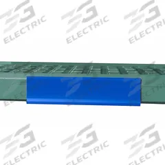 METRO Color Shelf Marker: MetroMax Q Series, 6 in Overall Wd, 1 1/2 in Overall Ht, Blue (MPN CSM6-BQ). Key specifications — Brand: METRO; Color: Blue; Compatible Brand and Series: MetroMax Q Series.