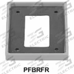 HUBBELL WIRING DEVICE-KELLEMS Cover Frame: Rectangular, PVC, PFBRGx, PFBRG1/PFBRG2, PFBRFRA. Key specifications — attr1046698: PFBRGx; attr233058: HUBBELL WIRING DEVICE-KELLEMS; attr1046695: Cover Frame; attr1046697: PFBRG1; attr1046701: PFBRFRA; attr1046702: PVC; attr1046708: Rectangular.