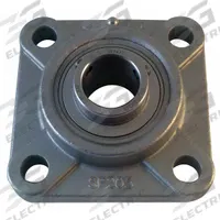 NTN 4 Bolt Flange Bearing: Radial Ball, 1 1/4 in Bore, SS, Set Screws, 4 19/32 in Lg, 1 3/4 in Wd (MPN SUCF207-20). Key specifications — Bore Type: Cylindrical; Brand: NTN; Lubricant Material: FDA/USDA-H1 Solid Grease; Mounting Bolt Size: 1/2 in; System of Measurement: Inch; Included Bearing Cap: None.
