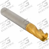 APPROVED VENDOR Ball End Mill: Carbide, TiN Coated, 4 Flute, 11/16" Mill Dia, 1-1/2" LOC, 4" OAL (MPN 223-001155)