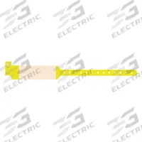 ID Wristband: No Legend, 11 3/4 in Overall Lg, 1 5/8 in Overall Wd, Plastic, Yellow, 500 PK (MPN CLS-PS-34). Key specifications — attr1126094: Yellow.