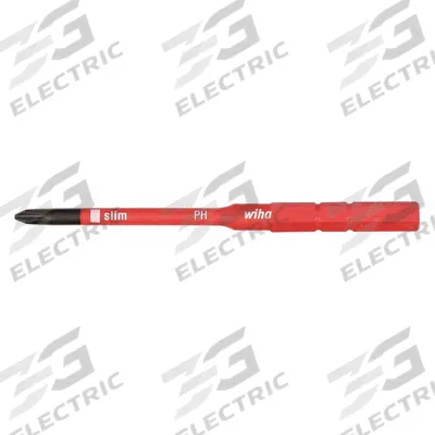 WIHA Insulated Screwdriver Blade: Phillips Head, Insulated Screwdriver Blade - Insulated Driver Bits