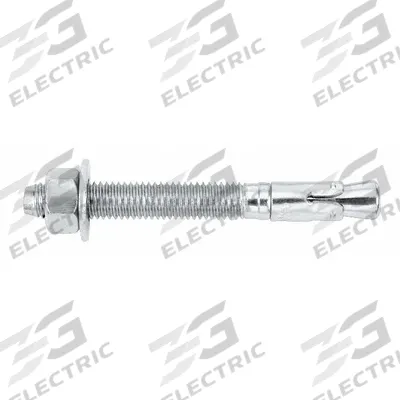 DEWALT Wedge Anchor: 10 in Overall Lg, 5/8 in Dia, 5/8"-11 Thread Size, 8 in Thread Lg - Steel Wedge Anchors