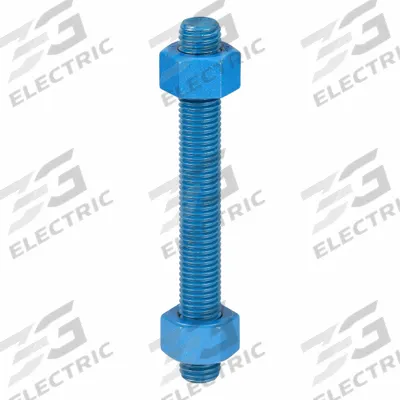 USA FASTENER Fully Threaded Stud: 3/4"-10 Thread Size, Steel, Grade B7, PTFE Coated - PTFE-Coated Fully-Threaded Rods & Studs