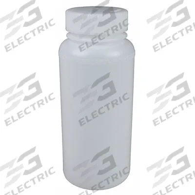 APPROVED VENDOR Sampling Bottle: HDPE, 500 mL, 16.9 fl oz, Closure Included, Colorless - HDPE Wide Mouth Round Lab Bottles