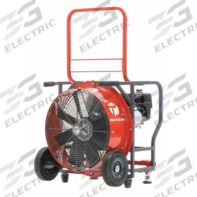 TEMPEST Pressure Ventilation Blower: 1 Speeds, 18 in Blade Dia, 4 4/5 hp Motor Horsepower - Pressure Ventilation Blowers