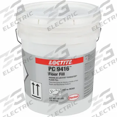 LOCTITE Concrete Repair Compound: PC 9416, Epoxy, 40 lb Container Size, Pail - High-Performance Concrete Repair Compounds