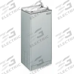 ELKAY Drinking Fountain: 8 gph @ 50°F, 41 1/2 in Overall Ht, Top Push Button, 18 in Overall Wd, Gray (MPN EFHA8L1Z). Key specifications — Brand: ELKAY; Housing Color: Gray.